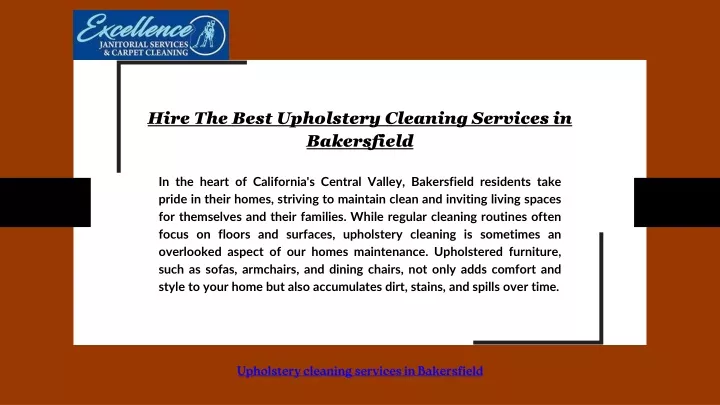 hire the best upholstery cleaning services