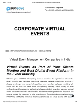 virtual event planning companies
