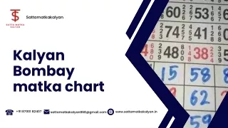 Sattamatkakalyan.in: Your Gateway to Success with Kalyan Bombay Matka Chart