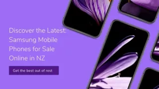 Next-Level Mobility - Samsung Phones Online in NZ