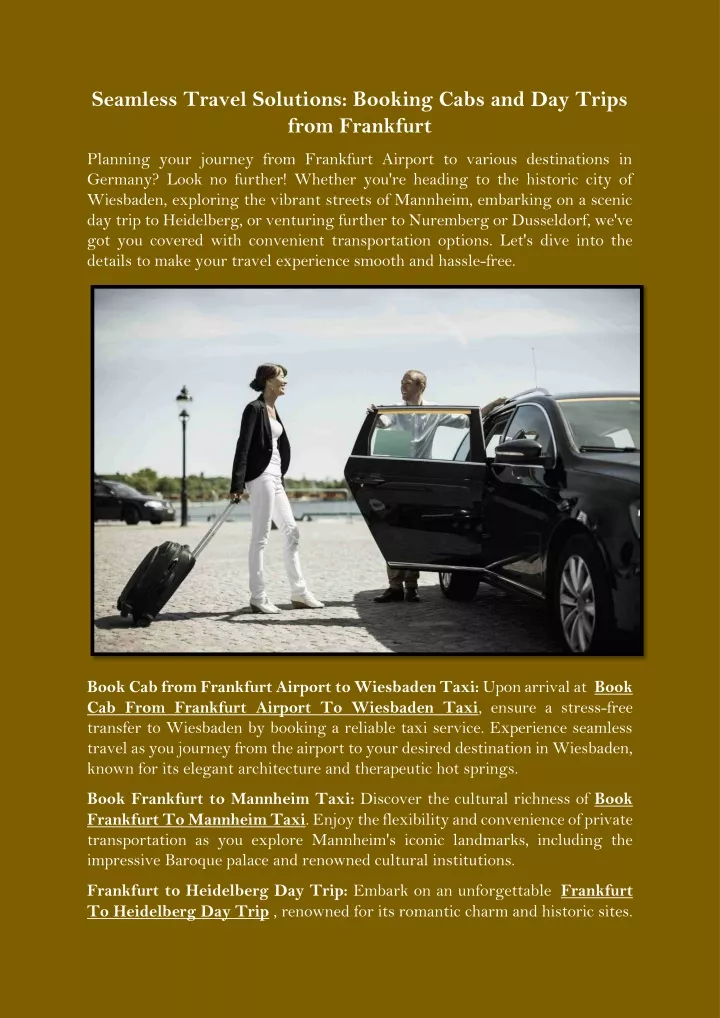 seamless travel solutions booking cabs