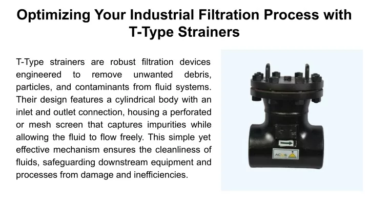optimizing your industrial filtration process