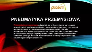 pneumatyka przemys owa
