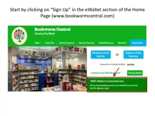 bookworm central eWallet for onsite book fairs