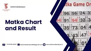 Matka Chart and Result: Your Winning Combination at SattaMatkaKalyan.in