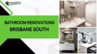 Bathroom Renovations Brisbane South