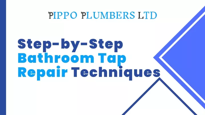 step by step bathroom tap repair techniques