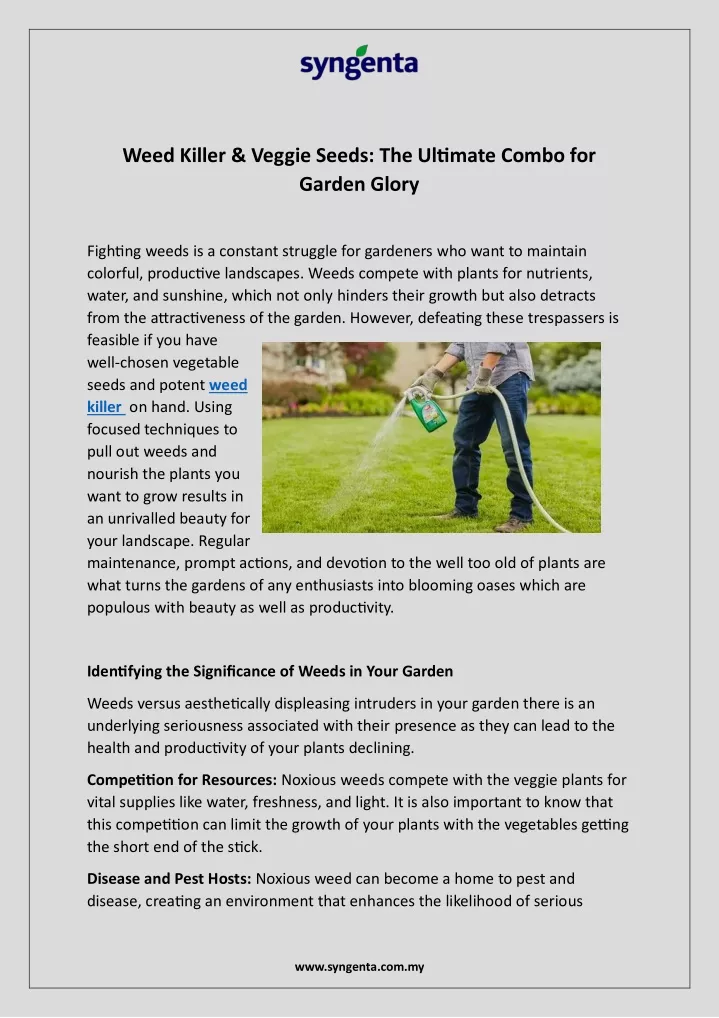 weed killer veggie seeds the ultimate combo