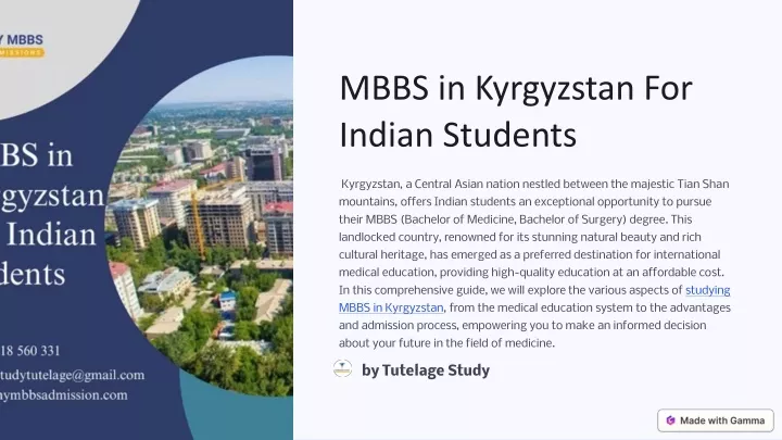 mbbs in kyrgyzstan for indian students