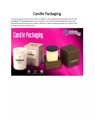 candle packaging candle packaging