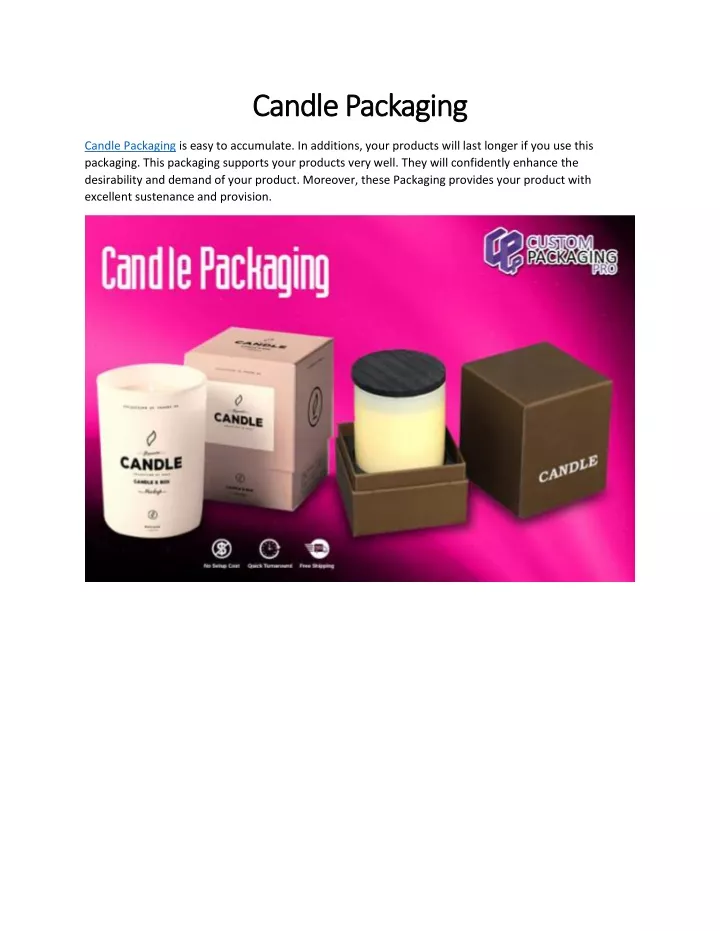 candle packaging candle packaging
