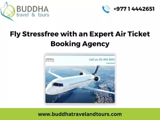 Fly Stressfree with an Expert Air Ticket Booking Agency