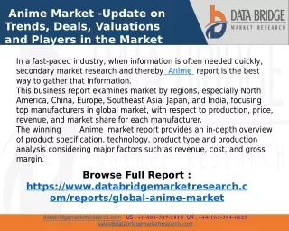 anime market update on trends deals valuations