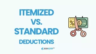 Itemized vs.Standard Deductions - BookkeeperLive