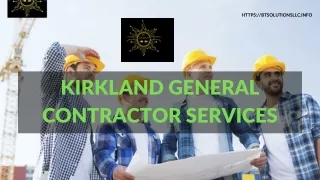 Kirkland General Contractor Services