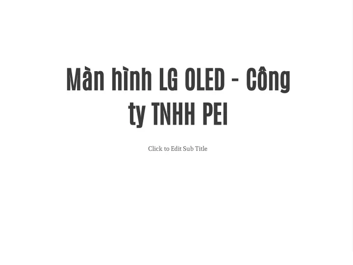 m n h nh lg oled c ng ty tnhh pei