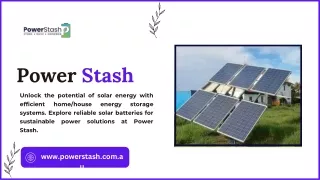 Solar Battery and Home Energy Storage Systems