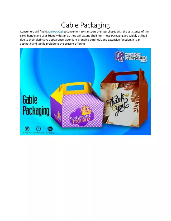 gable packaging