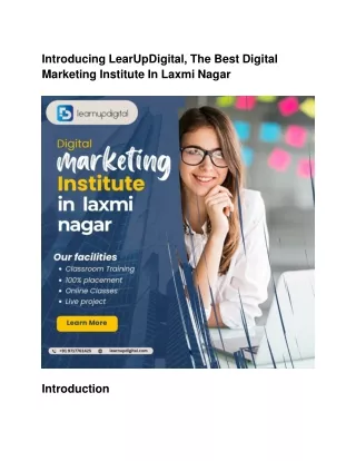 Learnupdigital-The-Top-Best-Digital-Marketing-Institute-In-Laxmi-Nagar