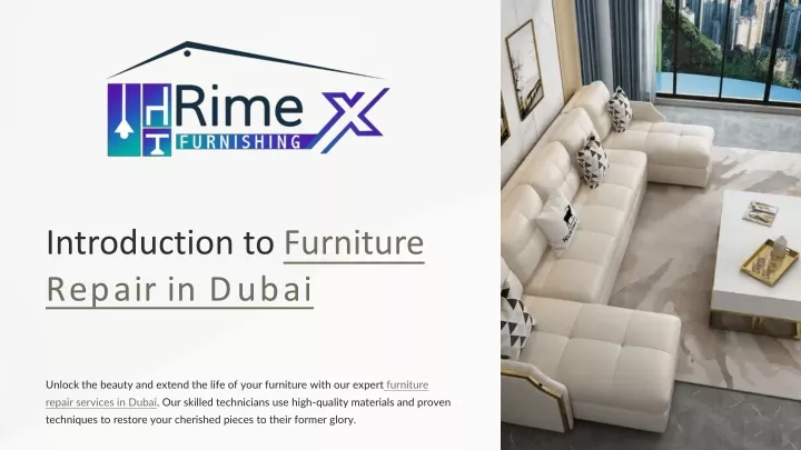 introduction to furniture repair in dubai