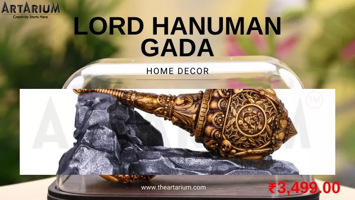 lord hanuman gada home decor