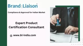 Expert Product Certification Consultant
