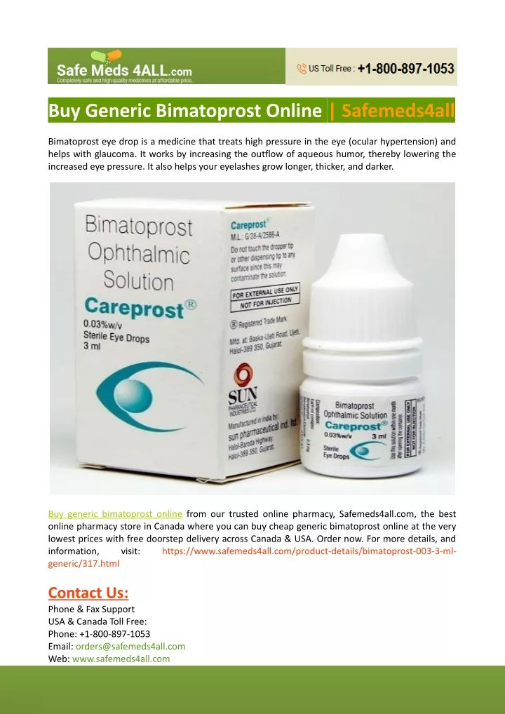 buy generic bimatoprost online safemeds4all