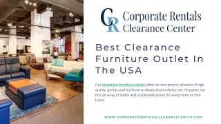 Top Clearance Furniture Outlet In The USA