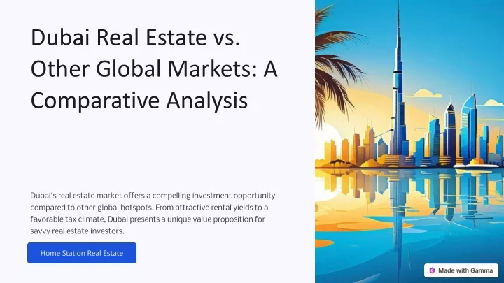 dubai real estate vs other global markets