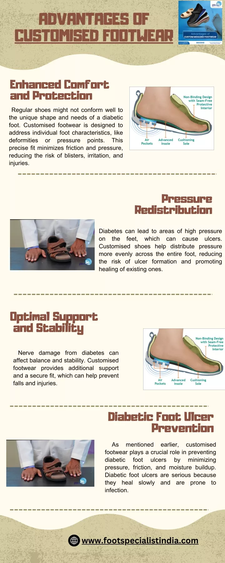 advantages of customised footwear