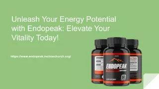 Elevate Your Energy: Exploring the Benefits of Endopeak