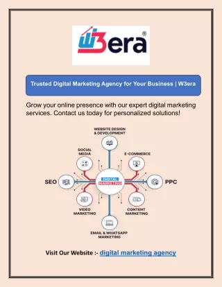 Trusted Digital Marketing Agency for Your Business | W3era