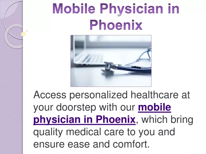 mobile physician in phoenix