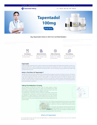 Buy tapentadol 100mg online