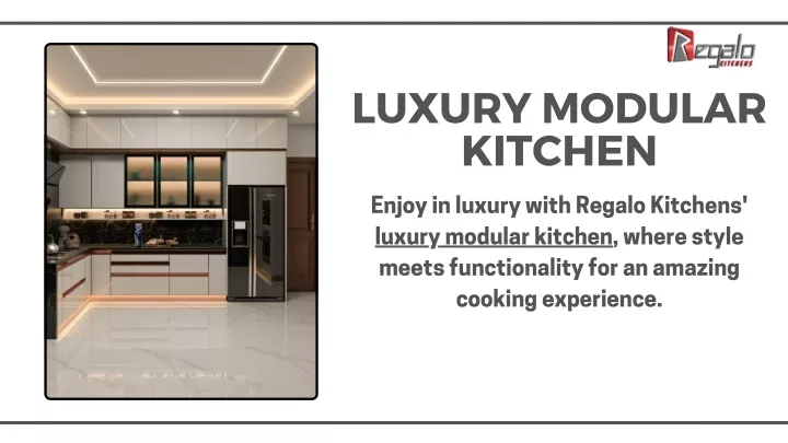 luxury modular kitchen