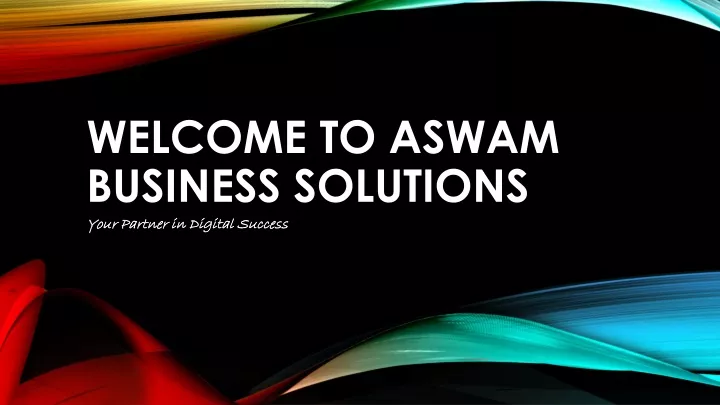 welcome to aswam business solutions