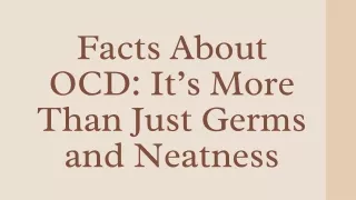 Facts About OCD