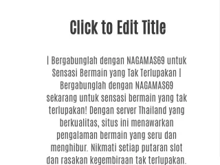 click to edit title