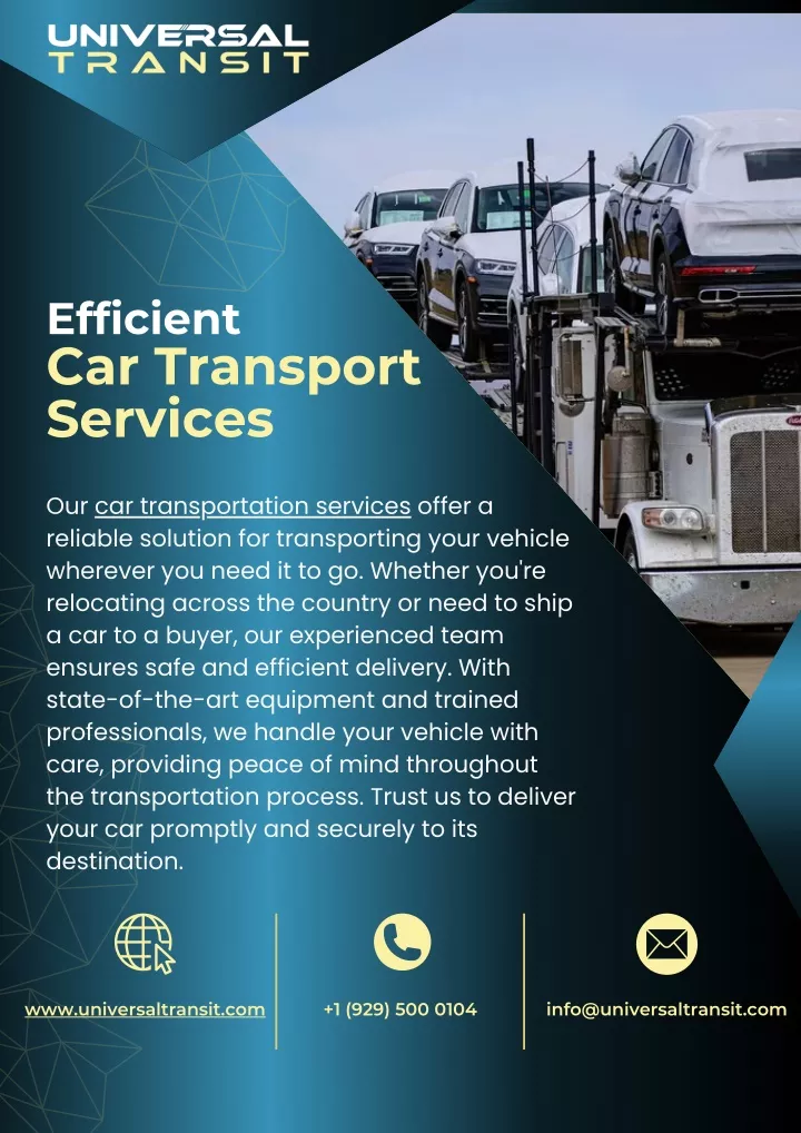 efficient car transport services