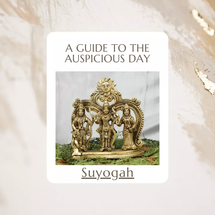 a guide to the auspicious day