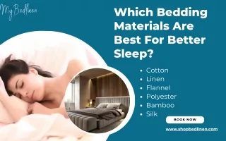 Which Bedding Materials Are Best For Better Sleep