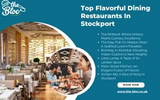 Top Flavorful Dining Restaurants In Stockport