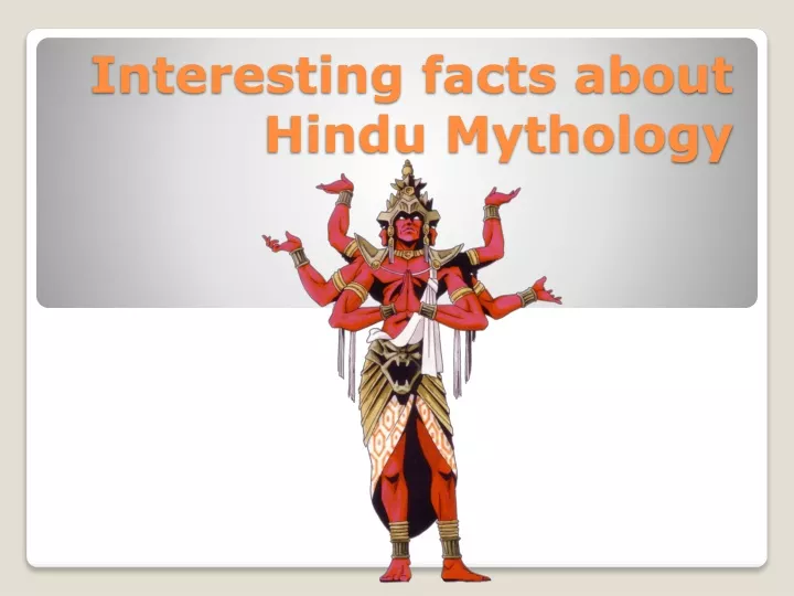 interesting facts about hindu mythology