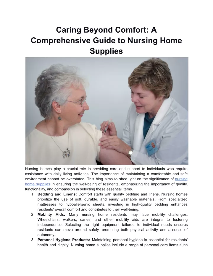 caring beyond comfort a comprehensive guide