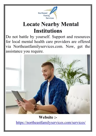 Locate Nearby Mental Institutions