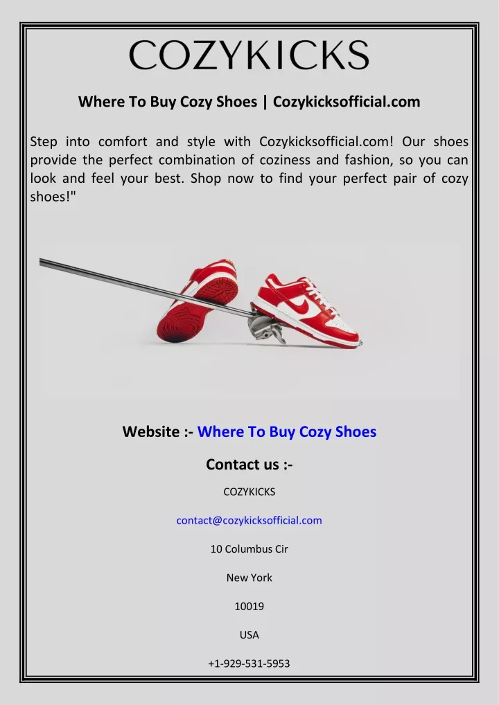 where to buy cozy shoes cozykicksofficial com