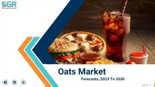 Oats Market Size, Overview, Growth, Demand and Forecast to 2024-2031