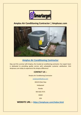Amplus Air Conditioning Contractor | Amplusac.com