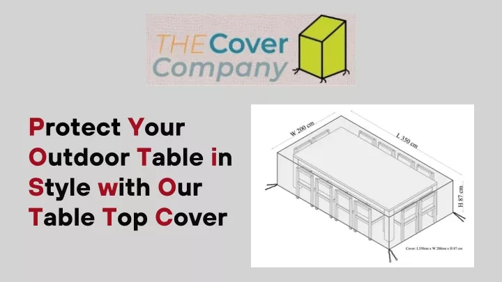 protect your outdoor table in style with