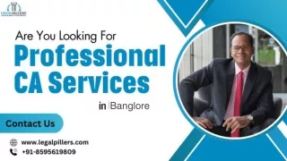 Are You Looking For Professional CA Services in Bangalore